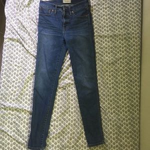 Madewell 9” High Rise Skinny Jeans (TALL SIZE)